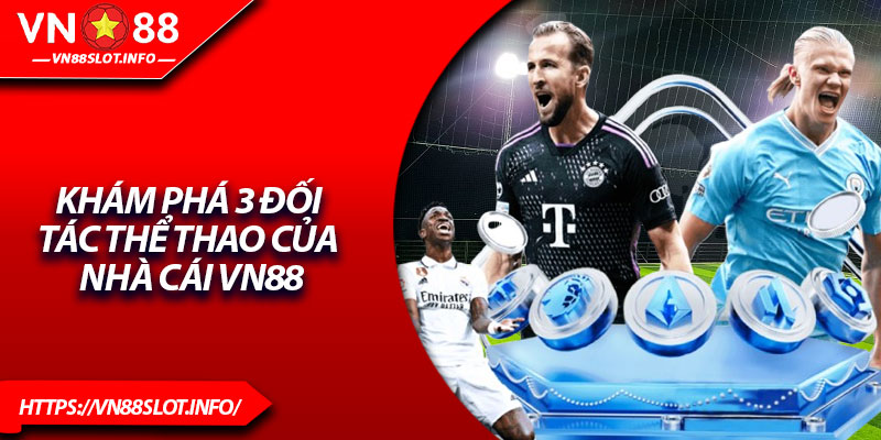 Khám phá 3 đối tác thể thao của nhà cái VN88
